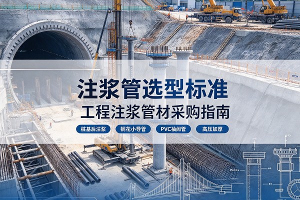 剑阁注浆管选型标准
