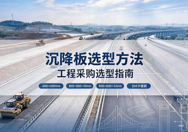 剑阁沉降板选择方法